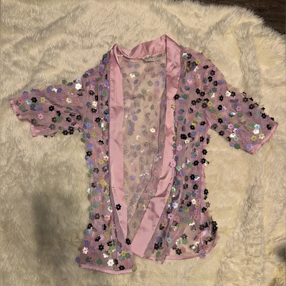 Floral Sheer Kimono Cardigan iHeart raves